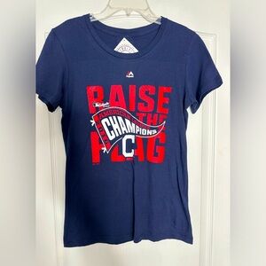 NWT Cleveland Indians 2016 American League Champions official MLB t-shirt